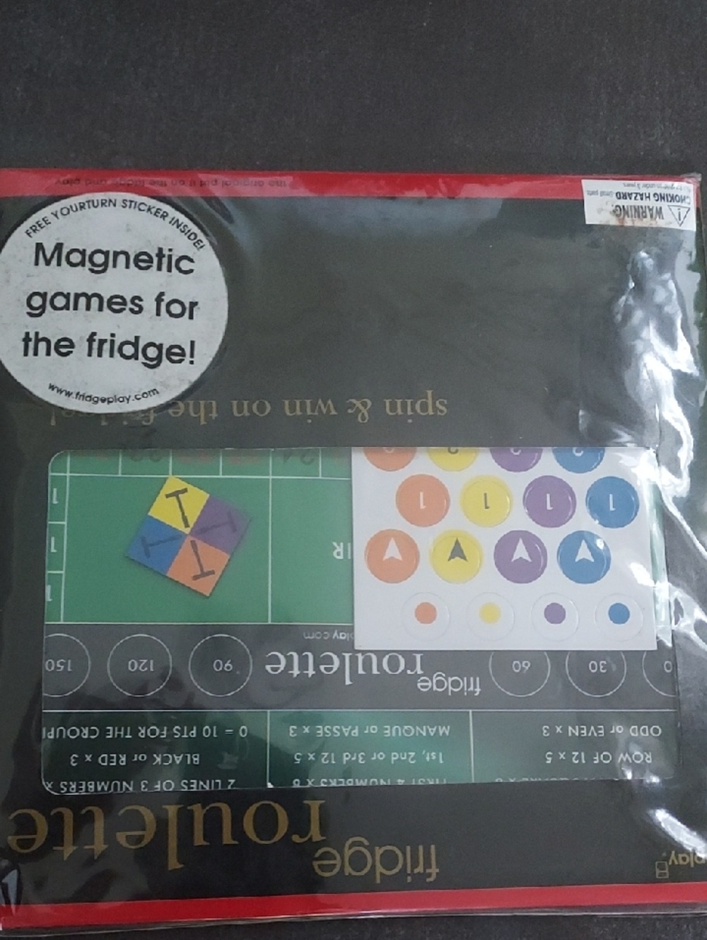 Fridge Magnetic Roulette - Picture 1 of 4